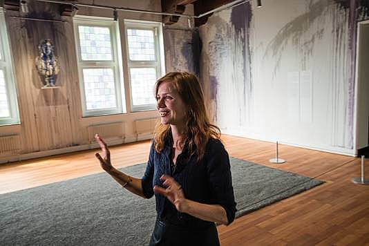 108 pond lavendelvloer - Herman de Vries