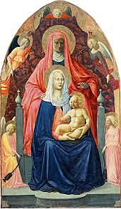 Sant'Anna Metterza, Masaccio e Masolino