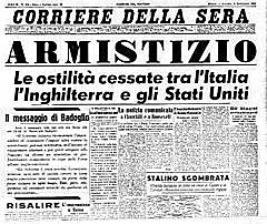 Firma del armistizio