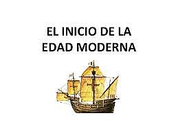 Edad moderna
