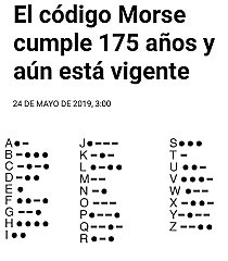 175 años de la creación del Código Morse