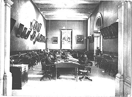 Lectores de la Biblioteca Nacional