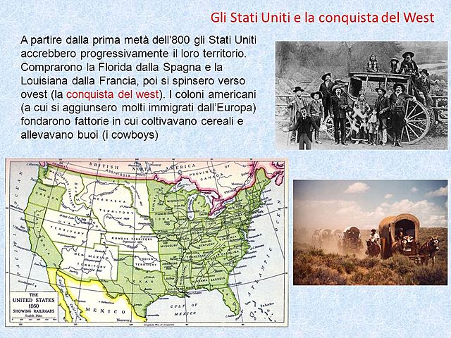 Popolo americano alla conquista del West