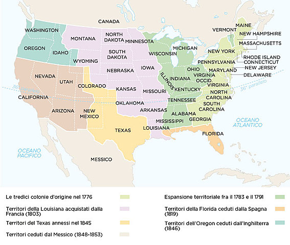 L'espansione territoriale