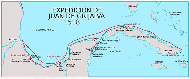 La expedición de Juan de Grijalba