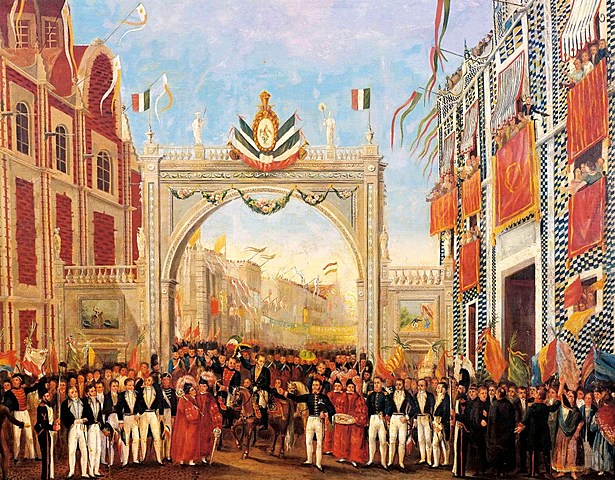 Entrada del Ejército Trigarante en la capital  consumación de la independencia