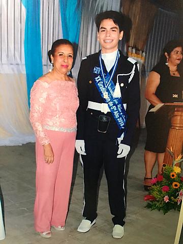 Gave me a medal for my academic excellence.