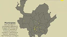 Timeline: Aislamientos y casos nuevos de COVID-19 en Antioquia.