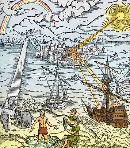 La luz viaja en línea recta