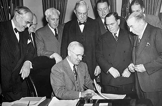 Marshall Plan Enacted