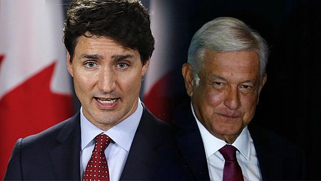 Trudeau conversa con AMLO