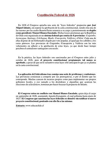 CONSTITUCIÓN DE 1826