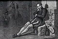 Prisionero de los turcos y pasa cinco años en Argel.