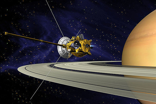 Cassini–Huygens space probe to study planet Saturn and its system