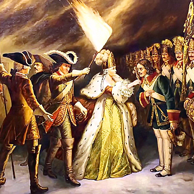 Timeline: История России. Дворцовые перевороты.