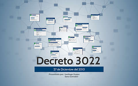 DECRETO 3022 DE 2013