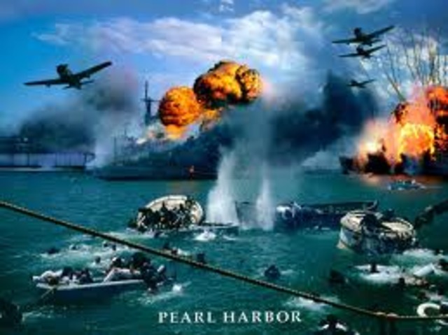 Japan attacts Pearl Harbor, US enters war.