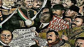 Comienzo de la Revolución Mexicana.