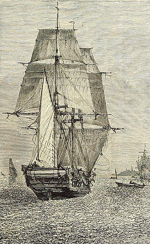 The HMS Beagle returns