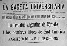 Reforma Universitaria de Argentina
