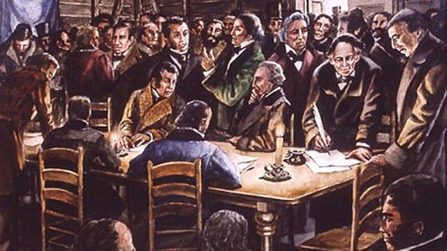 The Texas Declaration of Independence was signed