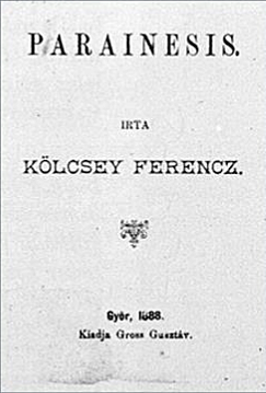 Parainesis Kölcsey Kálmánhoz