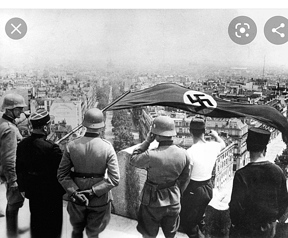 The fall of Paris (Picture source: https://www.britannica.com/event/Battle-of-France-World-War-II/The-fall-of-France-June-5-25-1940)