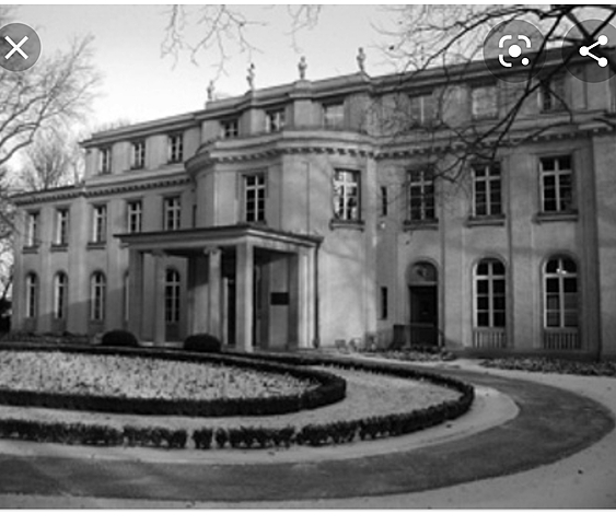 the Wannsee conference  (picture source: https://twitter.com/roger_moorhouse/status/822359110310051840)