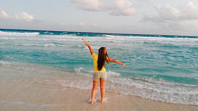 Admiring the beauty of life