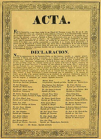 DECLARACIÓN DE LA INDEPENDENCIA