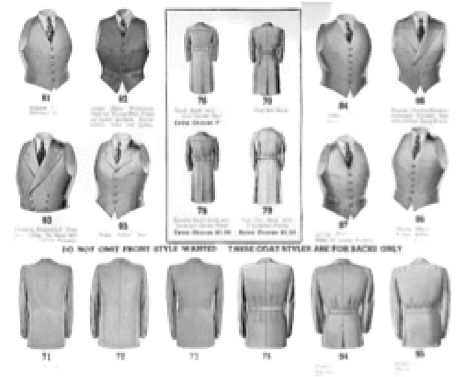 Traje Masculino (Años dorados)