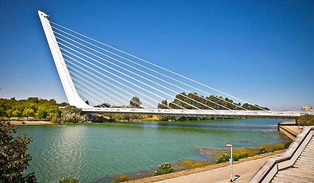 Santiago	Calatrava, Puente	del	Alamillo