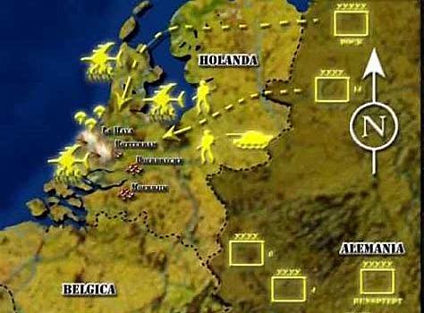 Alemania invade Países Bajos