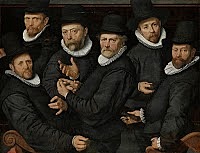 Zes waardijns van de lakenen van Pieter Pietersz
