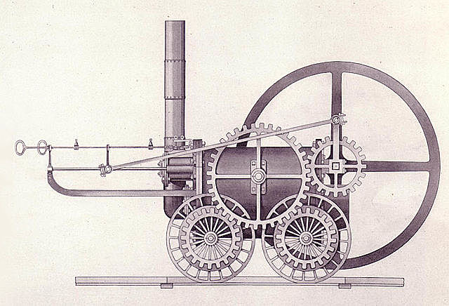 Maquina de vapor de alta precisión (Trevithick)