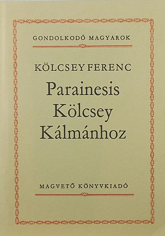 Parainesis Kölcsey Kálmánhoz