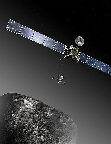 Rosetta, european space probe orbiter to explore comet 67P