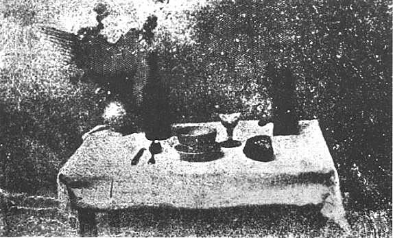 "Mesa puesta", Niepce