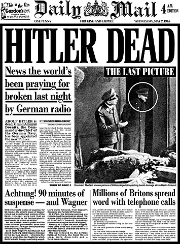 Suïcidi d'Adolf Hitler