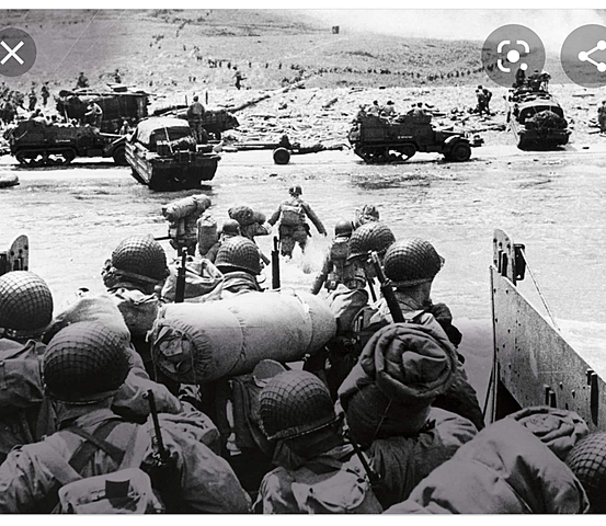 D-day/The Battle of Normandy (picture source: https://www.nationalgeographic.com/history/magazine/2019/05-06/invasion-of-normandy-d-day/)