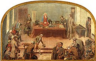 Formación primera junta nacional de gobierno