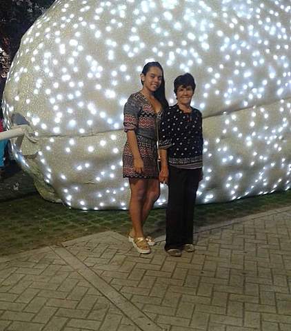 Navidad con mi abuela.