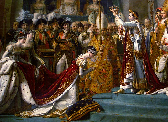Coronación de Bonaparte como emperador