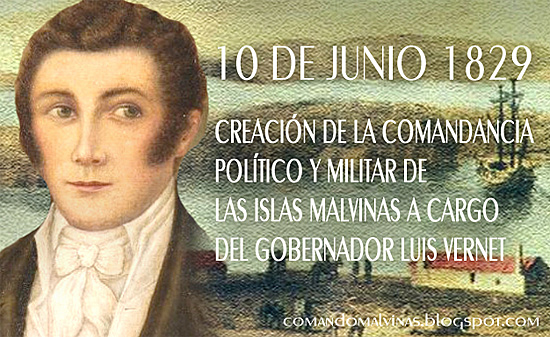 Creación de la comandancia en las Malvinas