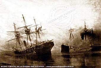 Combate Naval de Iquique.