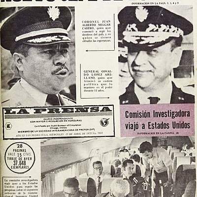 Timeline: Golpes de Estado y gobiernos militares en Honduras (1957-1979)