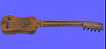 Guitarra de " 5 o 6 cuerdas (con una cuerda simple y algunas cuerdas pares)