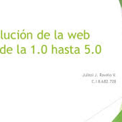 Timeline:  La evolución de la Web 1.0 a la Web 5.0