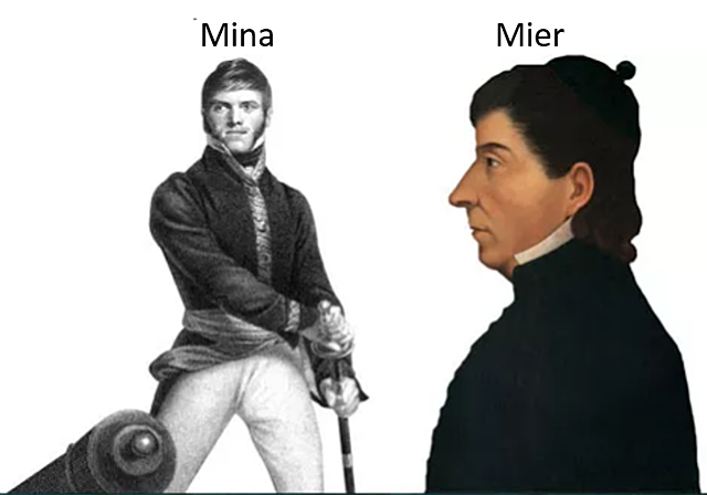 Xavier Mina y fray Servando  Teresa de Mier zarpan de liverpool rumbo a America