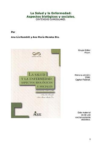 KORNBLIT Y MENDEZ DIZ